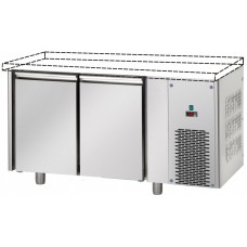 Tavolo Refrigerato Temperatura Negativa 2 Sportelli senza Piano Superiore profondità cm 70